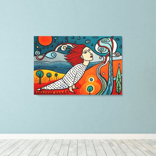 Emergence of Humans キャンバスプリント (インサイチュ (ウッドフロア))