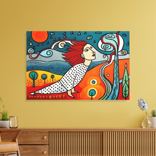 Emergence of Humans キャンバスプリント (インサイチュ (リビング))