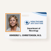  Emergency Codes Hospital Employee Photo ID Badge バッジ (正面)