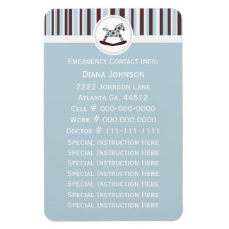 Emergency Contact: Rocking Horse Premium Magnet 2 マグネット