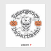 Emergency Departement Room Er Nurse Skeleton Hallo シール (シート)