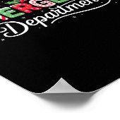 Emergency Department Christmas Santa Er ポスター (角)