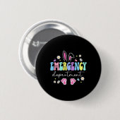 Emergency Department Easter Er Nurse Emergency Roo 缶バッジ (正面&裏面)