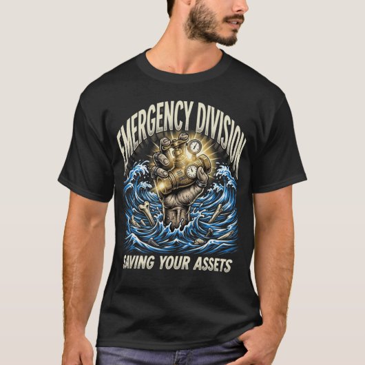 Emergency Division Saving Your Assets Plumber Gift Tシャツ (正面)