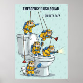 Emergency Flush Squad ポスター (正面)