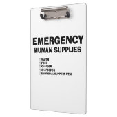 Emergency Human Supplies クリップボード (左)