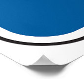 Emergency Medical Care Road Sign ポスター (角)