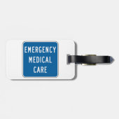 Emergency Medical Care Road Sign ラゲッジタグ (裏面横)