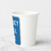 Emergency Medical Care Road Sign 紙コップ (左)