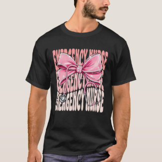 Emergency Nurse Week Day for Women Pink Coquette B Tシャツ