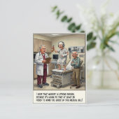 Emergency Room Adventures Cartoon ポストカード (スタンド正面)