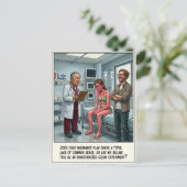 Emergency Room Adventures Cartoon ポストカード (スタンド正面)