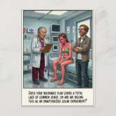 Emergency Room Adventures Cartoon ポストカード (正面)