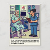 Emergency Room Adventures Cartoon ポストカード (正面)