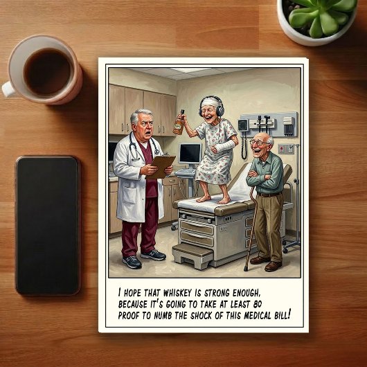 Emergency Room Adventures Cartoon ポストカード