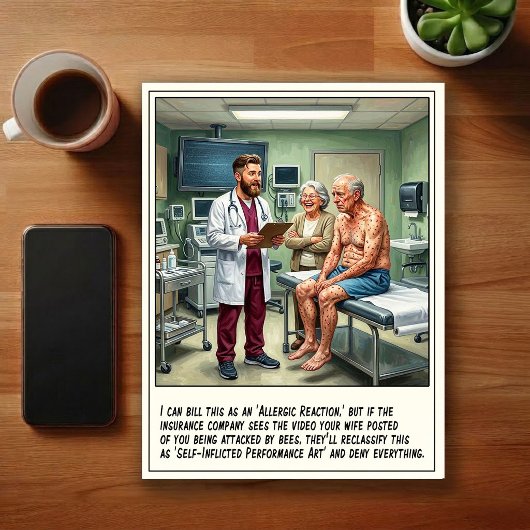 Emergency Room Adventures Cartoon ポストカード