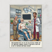 Emergency Room Adventures Cartoon ポストカード (正面)