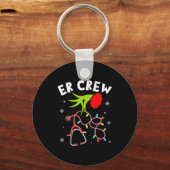 Emergency Room Christmas Er Crew Nurse Xmas Holida キーホルダー (正面)