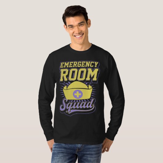 Emergency Room Squad Matching ER Nurse Crew  1 Tシャツ (正面フル)