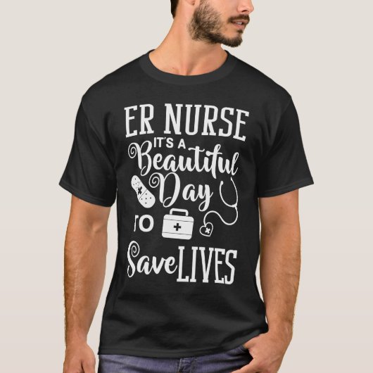 Emergency Room Technician ER Nurse Hospital Depart Tシャツ (正面)