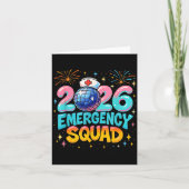 Emergency Squad New Year 2026 Medical Crew Nurse E カード (正面)