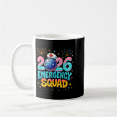 Emergency Squad New Year 2026 Medical Crew Nurse E コーヒーマグカップ (左)