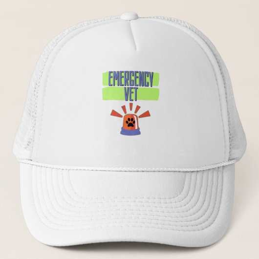Emergency Vet – Veterinary Emergency Design キャップ (正面)