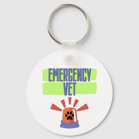 Emergency Vet – Veterinary Emergency Design キーホルダー (正面)