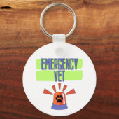 Emergency Vet – Veterinary Emergency Design キーホルダー (正面)