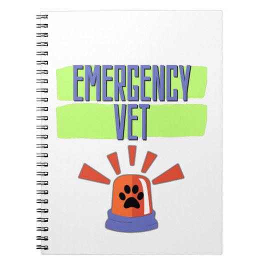 Emergency Vet – Veterinary Emergency Design ノートブック (正面)