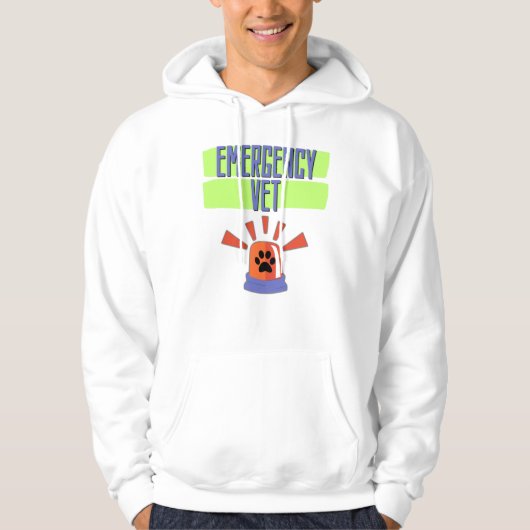 Emergency Vet – Veterinary Emergency Design パーカ (正面)