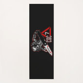 Emerson Knives CQC-7プレデターホワイトゴルフタオル ヨガマット (正面)