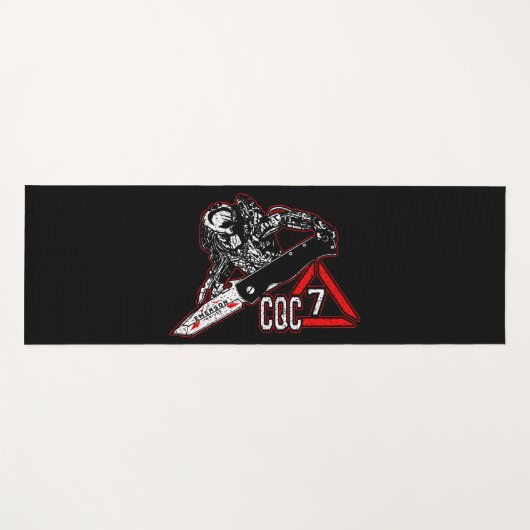 Emerson Knives CQC-7プレデターホワイトゴルフタオル ヨガマット (正面(横))