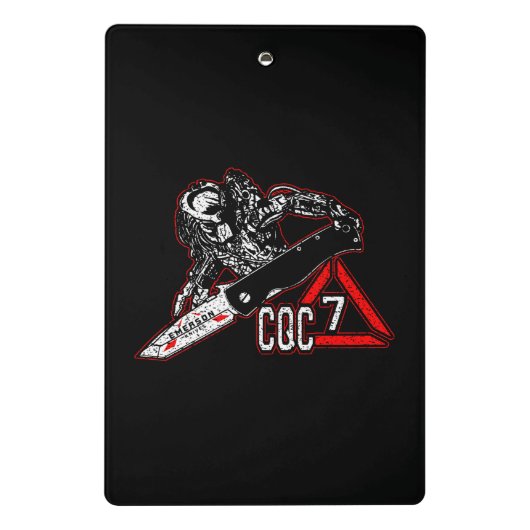 Emerson Knives CQC-7 Predetor White Golf Tool Not ミニクリップボード (裏面)