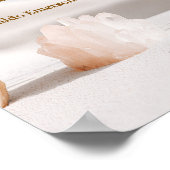 Emerson Mindset Quote Poster with Crystals  ポスター (角)