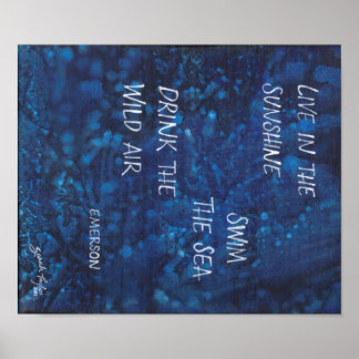 Emerson Poster太陽の下に住む ポスター