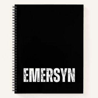 Emersynパーソナライズされた搭載ノートブック ノートブック