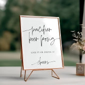 EMERYおしゃぶりビアポン赤ちゃんシャワーゲーム ポスター