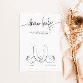 EMERY お洒落 Draw the Baby Shower Game Card アドバイスカード