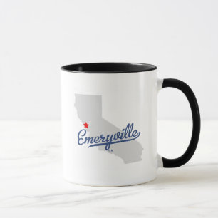 Emeryvilleカリフォルニアカリフォルニアのワイシャツ マグカップ