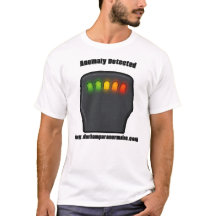 EMFメーター検出Tシャツ