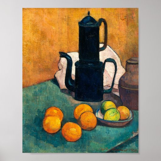 Emile Bernard: The blue coffee pot, 1888 ポスター (正面)