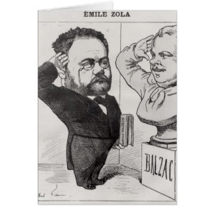Emile Zolaの風刺漫画