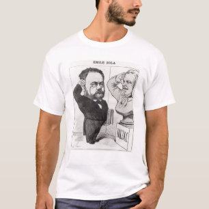 Emile Zolaの風刺漫画 Tシャツ