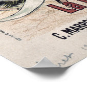 Emile Zola広告によるポスターの「ラ・テール」, 1889 ポスター (角)