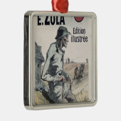 Emile Zola 1889年著ポスター広告「La Terre」 メタルオーナメント (右)