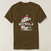 Emili Christmasw Emili Name for funny Xmas  Tシャツ (デザイン正面)