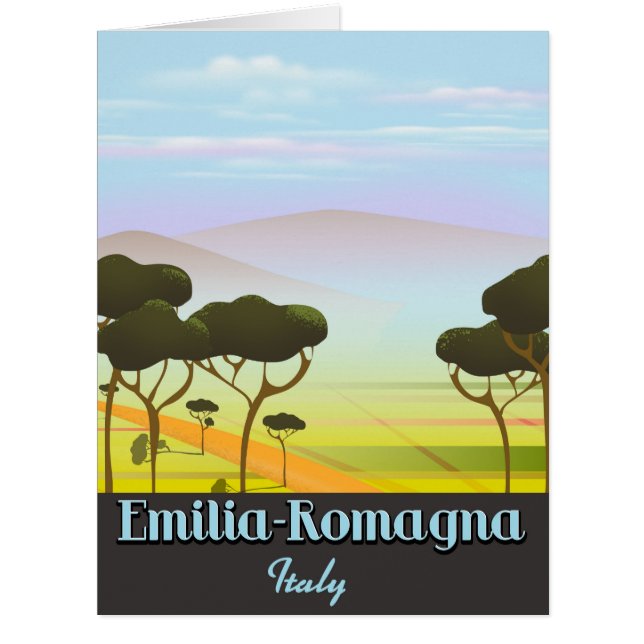 Emilia-Romagnaイタリア旅行ポスター (正面)