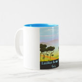 Emilia-Romagnaイタリア旅行ポスター ツートーンマグカップ (正面左)