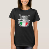 Emilia Romagna Auto Race Italy Flag Formula Racing Tシャツ (正面)